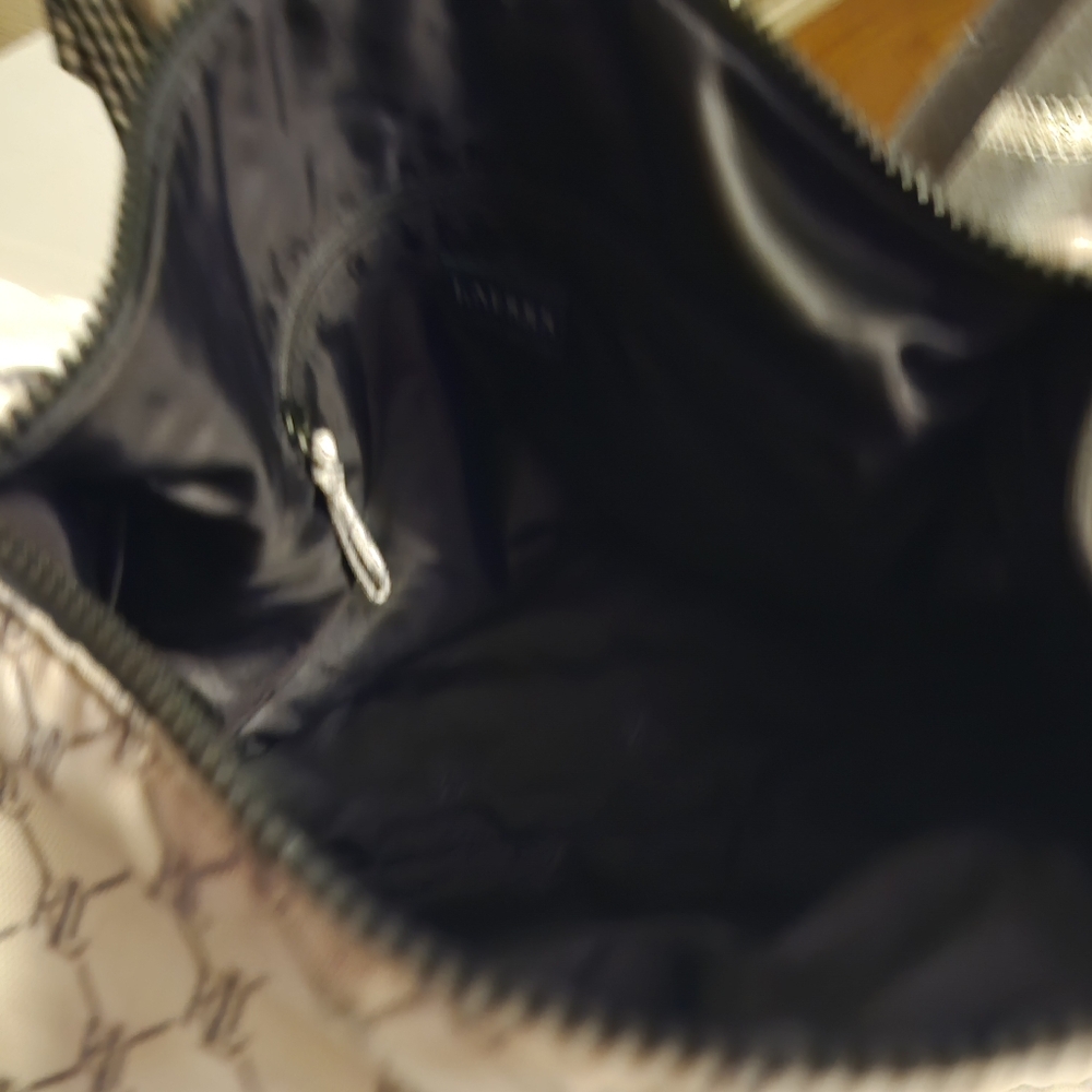 Lauren Ralph Lauren Weekender, NW PLASTIC TAG Gray/Blk, Double Handle + Strap - Picture 15 of 15